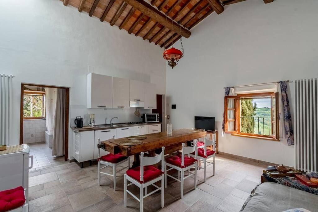 Appartamento Con Vista Panoramica In Chianti San Donnino  Exteriör bild