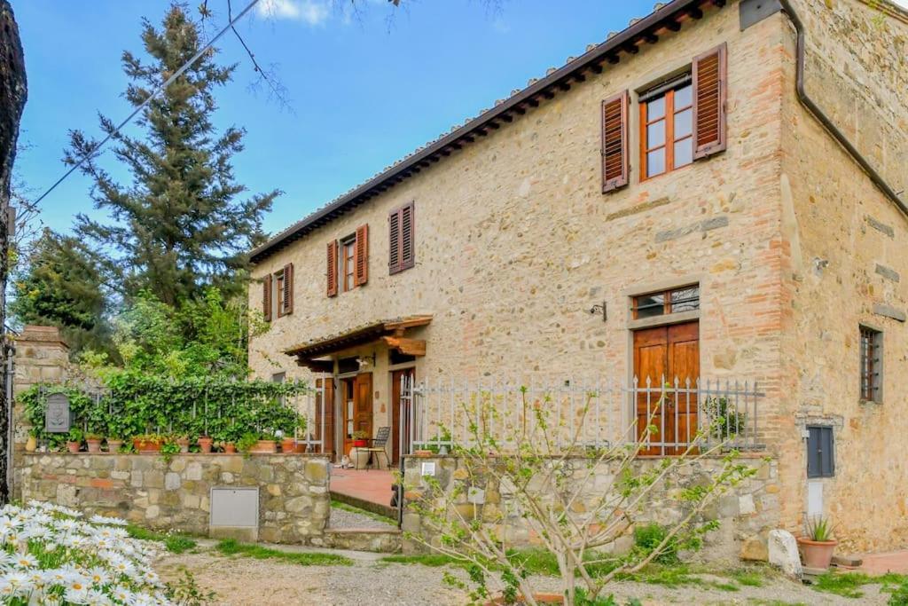 Appartamento Con Vista Panoramica In Chianti San Donnino  Exteriör bild