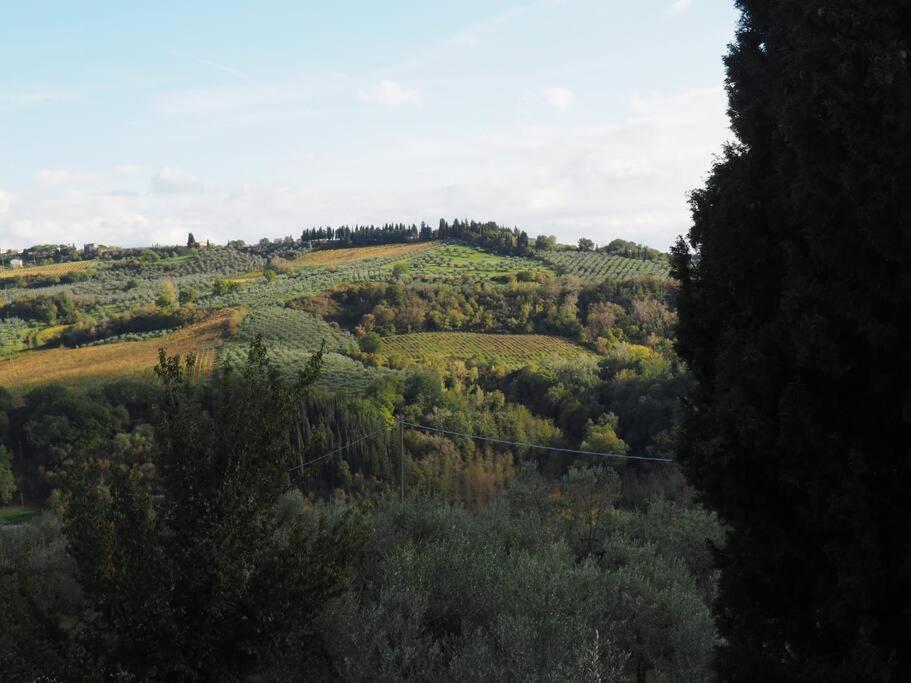 Appartamento Con Vista Panoramica In Chianti San Donnino  Exteriör bild