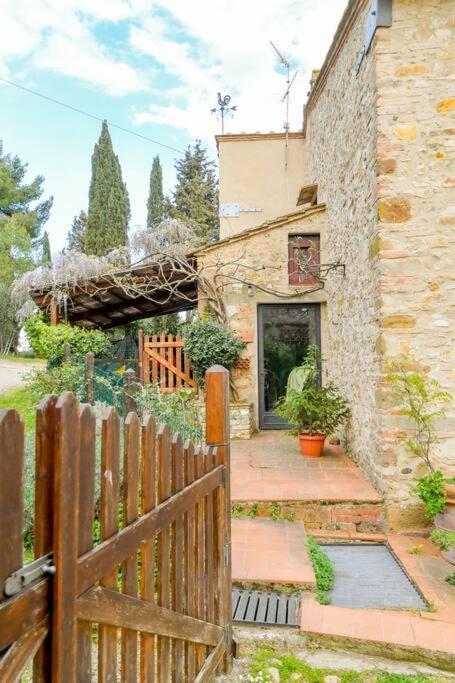 Appartamento Con Vista Panoramica In Chianti San Donnino  Exteriör bild