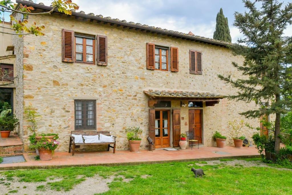 Appartamento Con Vista Panoramica In Chianti San Donnino  Exteriör bild